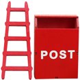 thumbnail image 1 of 1 Set of Mini Ladder Model Mini House Mailbox Ornament Mini House Furniture Model Mini House Decor, 1 of 8