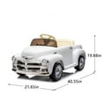 thumbnail image 2 of Ambifirner 12v Kids Ride On Truck Car W/Parents Control,Electric Car For Kid,Vintage Modeling,3 Speeds,Led Lights,Bluetooth,Usb, Speeds Up To 4.35 Km/H, 2 of 9