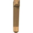 thumbnail image 2 of Ekena Millwork 5 1/2"W x 28"D x 32"H Traditional Craftsman Smooth Bracket, Western Red Cedar, 2 of 13