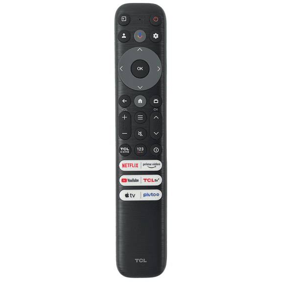 Restored Ceybo RC813A TLC Voice Remote Control  Bluetooth, Smart TV Compatible, Netflix & YouTube Shortcuts (Refurbished)
