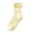 Yellow, variant on YABCSAZ Women's Fleece Mid Calf Socks Winter Warm Solid Cartoon Sleep Casual Cozy Socks for Women, Cute Printed Mid-Calf Socks, Cold-Resistant Comfortable Polyester Socks, Khaki
