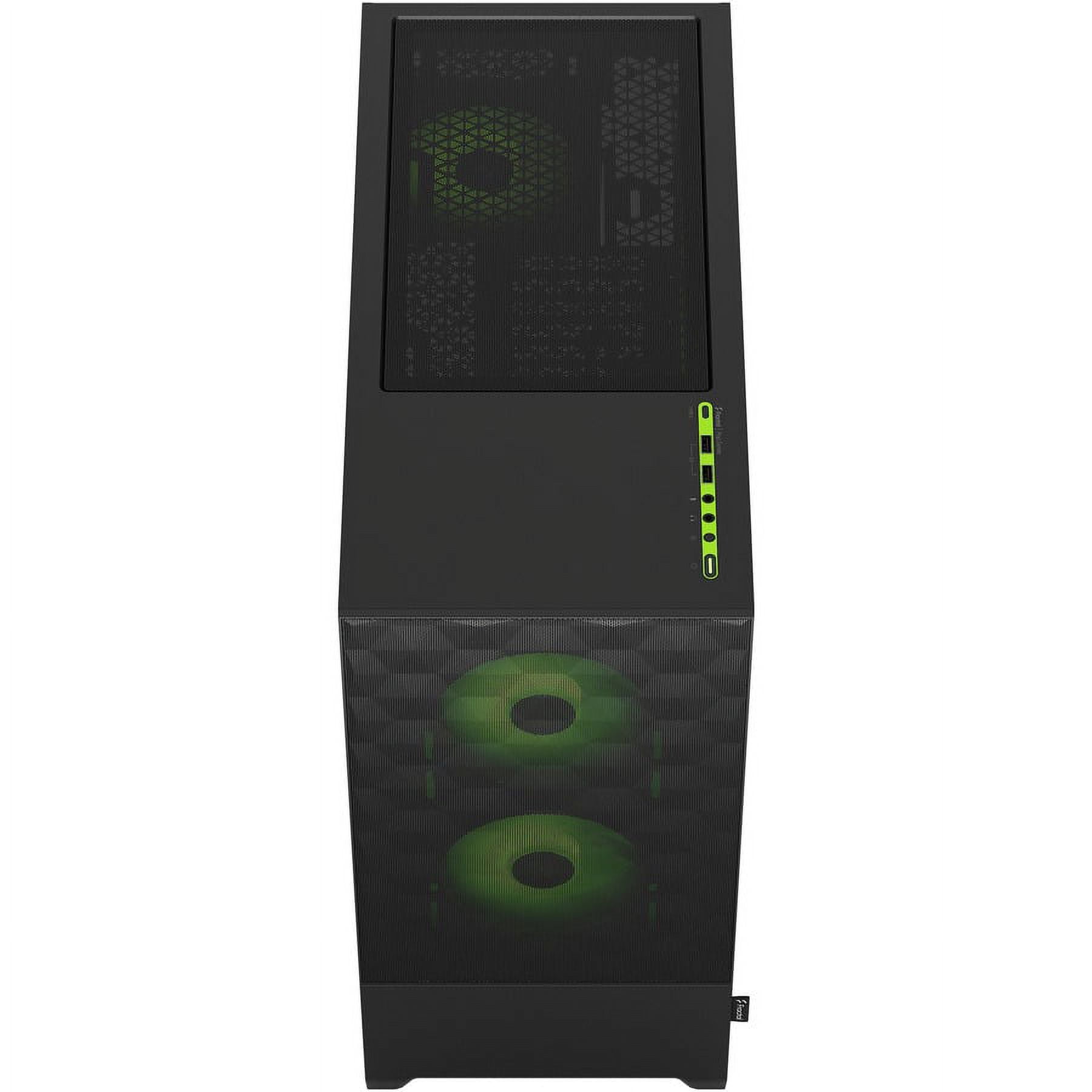 Fractal Design Pop Air RGB Black Green Core TG ATX High-Airflow Clear Tempered Glass Window Mid Tower Computer Case