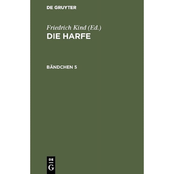 Die Harfe. BÃ¤ndchen 5, (Hardcover)