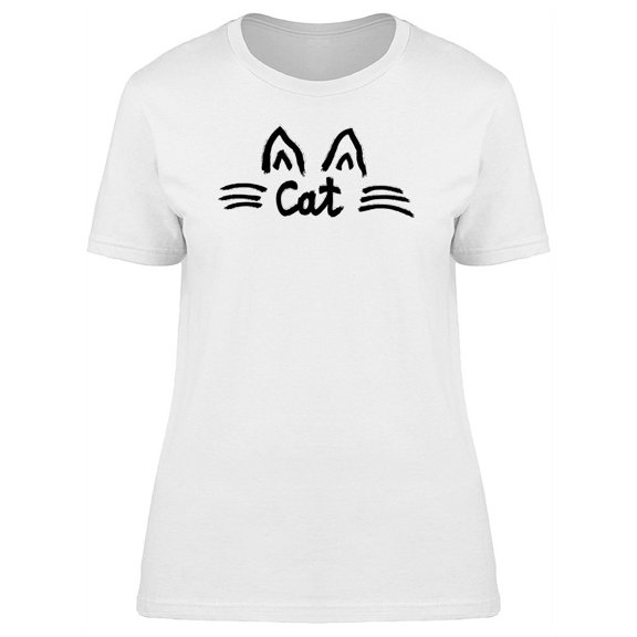 Cats Ears With Caption Cat Tee Women's -Image by Shutterstock