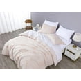 thumbnail image 2 of Chezmoi Collection Isla 5-Piece Floral Bed in a Bag Twin, White/Coral, Jacquard Textured Lightweight Comforter Bedding with Sheets Set for All Season, 2 of 9
