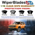 thumbnail image 2 of 2015 Jeep Renegade Beam Wiper Blades Wipers w/1yr Warranty (Set of 2) (WiperBladesUSA), 2 of 5