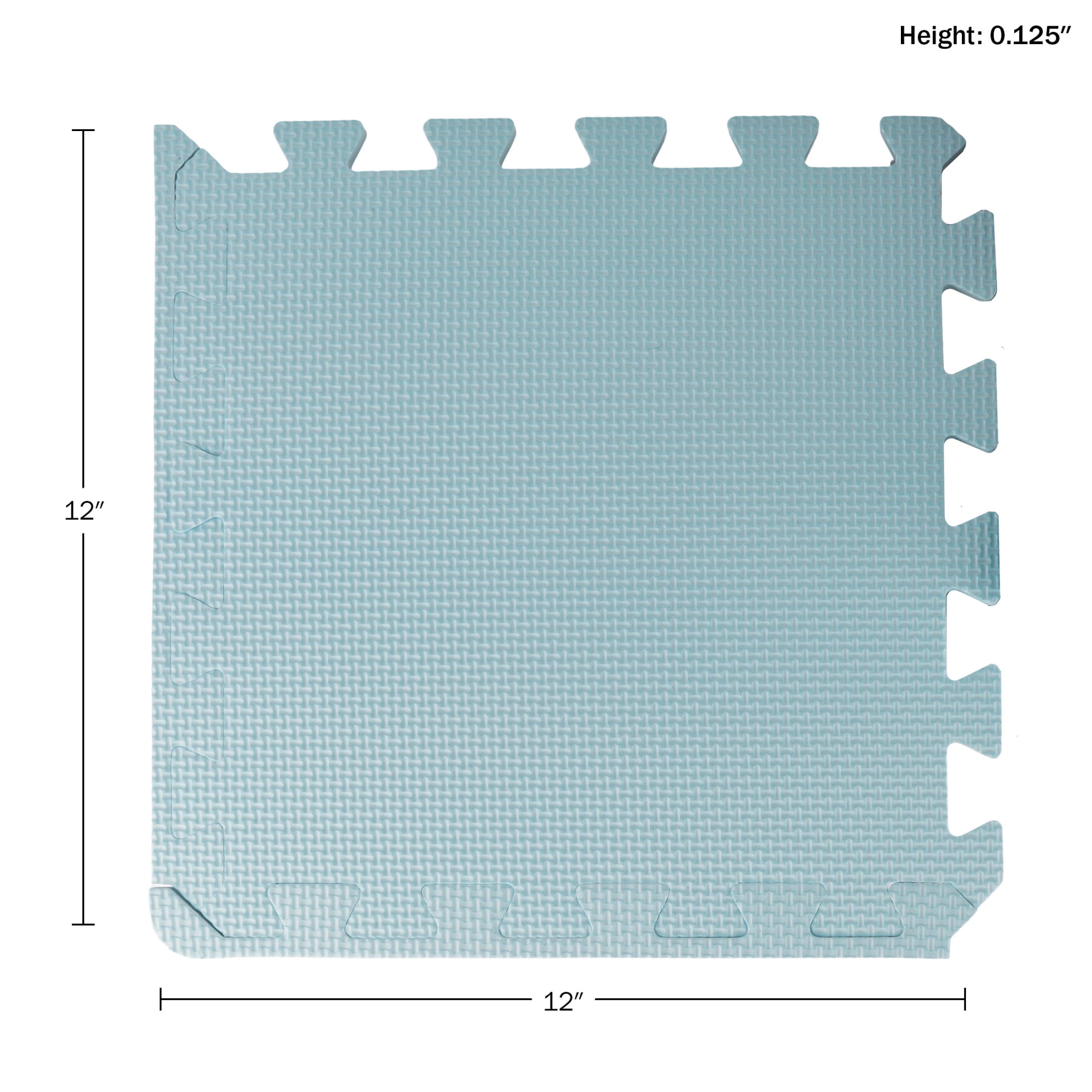 Stalwart 12" x 12" Multicolor Foam Interlocking Floor Mats, 20 Pack