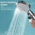 thumbnail image 7 of LSLJS Filtered Shower Head, High Pressure Handheld Shower Head with Pause Function 5 Spray Modes Shower Massager with Filters for Hard Water Detachable Anti-clog Nozzle Showerhead with Power Wash Mode, 7 of 7