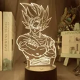 thumbnail image 2 of Figura de dibujos animados del Rey Mono Goku, luz nocturna LED, Bola de dragón, luz nocturna, Super Saiyan, lámpara 3D, adorno, juguete, regalos de cumpleaños, 2 of 2