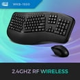 thumbnail image 4 of Adesso WKB-1500GB Wireless Ergonomic Desktop Keyboard and Mouse - Black, 4 of 11