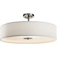 thumbnail image 2 of Kichler 42122NI 3 Light Inverted Pendant in Brushed Nickel, 2 of 2