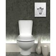 thumbnail image 4 of Funny Bathroom Wall Art Decor, Black and White Sloth Bathroom Decor, Waterproof Wood Framed Canvas Wall Art Read newspapers Animals Abstract Prints, 12x16in High-end Pictures for Bedroom Kids Room, 4 of 6