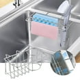 Zenghuiiii Kitchen Sponge Holder For Organizer Caddy Brush Soap Drainer