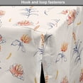 thumbnail image 4 of Floral Dog Crate Cover, Pastel Blossoming Rose Flower on Muted Background Print, Easy to Use Pet Kennel Cover Small Dogs Puppies Kittens, 7 Sizes, Pale Pink Multicolor, by Ambesonne, 4 of 6