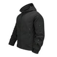 thumbnail image 4 of Zedker Men's Fleece Hooded Jacket Sport Thickened Warm Fleece Hooded Outdoor Adventure Jacket Coats with Multi-Pocket Black M, 4 of 7