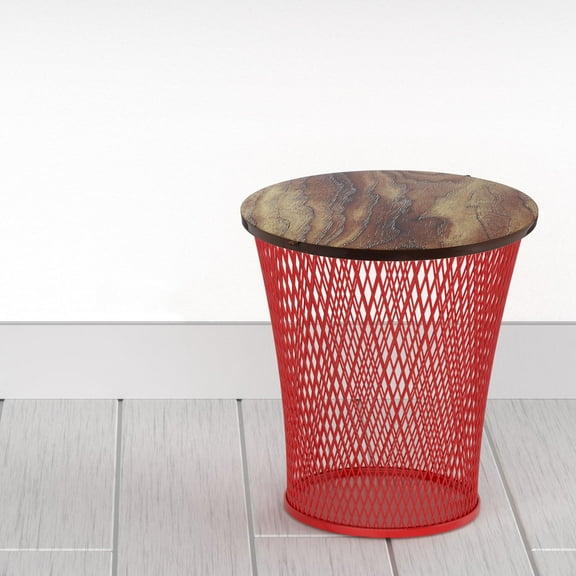 PAMINGONO Replacement Cover Trash Lid Wood Odor Prevention Hotels Hotel Use 2Set