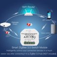 thumbnail image 3 of Módulo de conmutación Módulo de interruptor ZigBee de 2 bandas Diseño oculto ZigBee 3.0 Interruptor de luz inteligente Control de voz Compatible con Alexa / Google Home APP Control RF433 Control remo Irfora Módulo de conmutación, 3 of 7