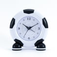 thumbnail image 2 of CaiYueKe Soccer Ball Alarm Clock Silent Non-Ticking Desk Clock for Bedroom, Analog Quartz Table Clock with Melody Alarm, Fun Sports Theme Decor for Kids Teens Adults, Gift for Fans, 2 of 6