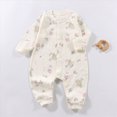 thumbnail image 2 of Baby Pure Cotton Long Sleeved Newborn Toddler Clothes Boys And Girls Baby Romper Pajamas Crawling Clothes, 2 of 7