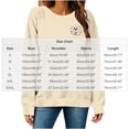 thumbnail image 3 of Nowekniz Women Breast Cancer Awareness Sweatshirt Pink Ribbon Inspirational Tops Casual Long Sleeve Fall Winter Pullover, 3 of 6