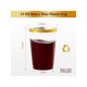 thumbnail image 4 of "150Pack 12 OZ Gold Rimmed Plastic Cups, Reusable Clear Plastic Cups, Disposable Heavy Duty Plastic Cups Perfect For Wedding, Thanksgiving Day, Christ, 4 of 5