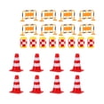 thumbnail image 3 of 24 conos de tráfico de juguete para niños, juguetes educativos para la señalización vial., 3 of 7