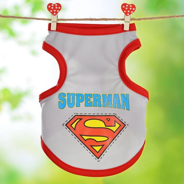 Ropa para mascotas Ropa de verano para perros con dibujos animados Chaleco Ropa de verano Ropa para perros de peluche Primavera y verano Chaleco para perros pequeños