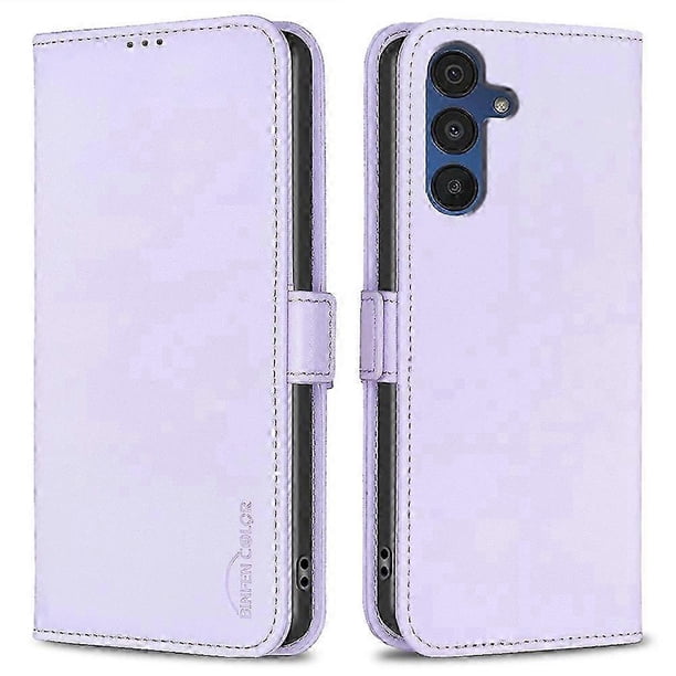 Funda tipo cartera con soporte para Samsung Galaxy A26 5G, cubierta de piel sintética tipo libro.