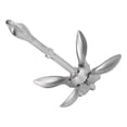 thumbnail image 4 of Boat Anchor, 1.5kg/3.31lb Carbon Steel Folding Grapnel Rustproof High Hardness Heavy Duty With 20m Rope For Ships, 4 of 8