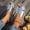 Silver, variant on Eltusu Women's Flat Sandals, Non-Slip Ankle Strap Fashion Open Toe Summer Shoes Silver Size 7.5