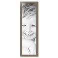 thumbnail image 2 of ArtToFrames 13" x 45" Aged White Gold Picture Frame, 13x45 inch Silver Wood Poster Frame (WOM-2036),  Pack, 2 of 7