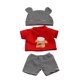 thumbnail image 2 of Pieces Reborn Baby Dolls Clothes 11 inch Outfit Accessories Cartoon Bear Set for reborn doll Newborn Girl Boy Doll heqiyong toy, 2 of 2
