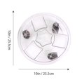 thumbnail image 2 of 1 Pce Base de Pot de Fleurs Transparente Roue Amovible Support de Fleurs pour Maison, 2 of 6