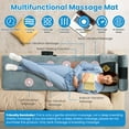 thumbnail image 6 of iMounTEK Full Body Electric Massage Mat with Neck Foot Massage Head Pillow and Cloth Lumbar Pillow, Heating Vibration Back massage Pad for Back Buttock Waist Calf, Gift, 6 of 16