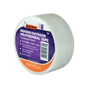 Frost King T96H Plastic Weatherseal Tape In/Outdoor, 2in Wide x 100ft Long, Clear