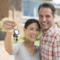 thumbnail image 1 of PTOOTP Chic Black Dumbbell Keyring Fitness Accessory for Hanging Keys Backpacks and Bags, 1 of 8