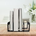 thumbnail image 2 of MOVTOTOP Black ABS Desk Shelf with Large Capacity for Storage Use No Assembly Required Stable and Secure, 2 of 8