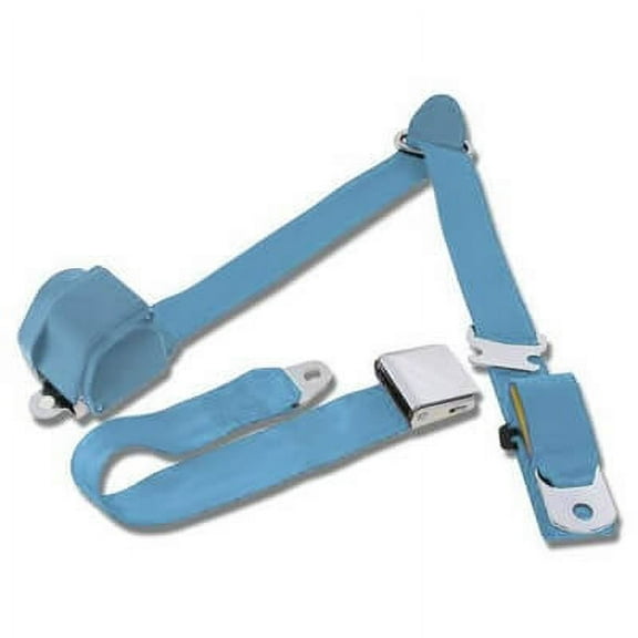 Scott Drake SB-3P-LB 1965-1973 3-Point Seat Belt Light Blue