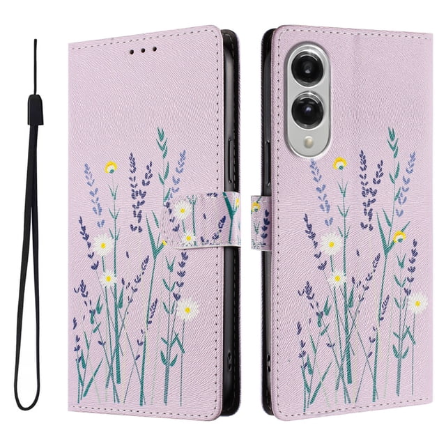 FOXDOCK Funda Tipo Cartera para Samsung Galaxy S25 Edge con Soporte y Correa – Diseño de Patrones Lindos