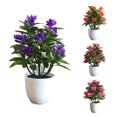 thumbnail image 2 of 1Pc Potted Artificial Butterfly Orchid Flower Garden Wedding Party Decoration, 2 of 8