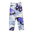 thumbnail image 4 of Goofa Butterflies Printed Soft Pajama Pants for Women, Wide Leg Comfy Casual Lounge Yoga Pants-X-Large, 4 of 9