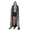 Grey, variant on Women's hooded cape, medieval Renaissance Halloween role-playing costume, black/blue/green/gray/purple/red/green/white robe