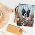 thumbnail image 4 of HELLHERO Dog and Floral Pattern Polyester Book Cover Sleeve Pouch for Readers Book Club Gifts for Textbooks Paperbacks Bag Lightweight, 4 of 8