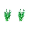 thumbnail image 3 of stanreset 1/2/3/5 ABS Fishtank Artificial Water Plant Decorative Simulation Colorful Replacement Aquatic Plants Grasses Ornament Green 2PCS, 3 of 6