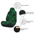 thumbnail image 3 of Goofa Green Leave Fern Printed Car Seat Covers, Automotive Seat Covers for Cars Trucks and SUVs, Quick Setup Universal Fit Elastic Seat Covers-1, 3 of 6