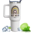 thumbnail image 2 of Mothers Day Gifts for Nana - Christmas Gifts - Birthday Gift From Grandchildren - Grandmother To Be, New Grandma Gift - 40oz Nana Tumbler With Handle Straw and Lid，Keeps Drinks Hot or Cold, 2 of 6