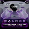 thumbnail image 3 of eXtremeRate SPARK Back Paddles Kit for PS5 Controller BDM-030 040 050 Models, OLED Display + Clicky Trigger Stops + Ergonomic Rubberized Grips Remappable 4 Back Buttons Set - Classic Gray, 3 of 9