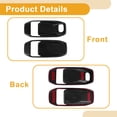 thumbnail image 4 of Cubierta de Tazón de Mango de Puerta Interior para Jeep Wrangler Gladiator JT 2DR 2018-2024 Marco de Decoración de Mango de Puerta Interior Negro ABS 2 Pcs, 4 of 6