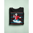 thumbnail image 3 of Polar-Bear Holiday Sweater - Festive ICEE Vibes Men's Sweatshirt, 3 of 4