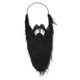 thumbnail image 4 of Disfraz de Papá Noel Yinane con barba y bigote falso Negro 44cm, 4 of 8